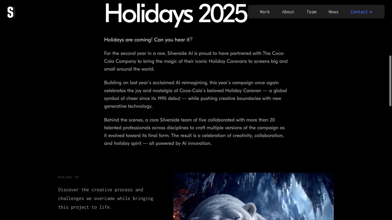 Silverside AIのCoca-Cola Holidays 2025事例